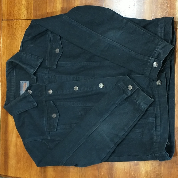 Bleau Grandeur Jackets & Coats Mens Black Jean Jacket Poshmark